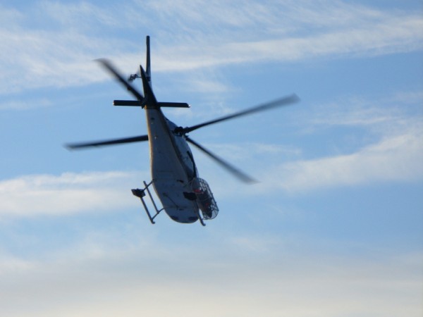 Heli-skiing