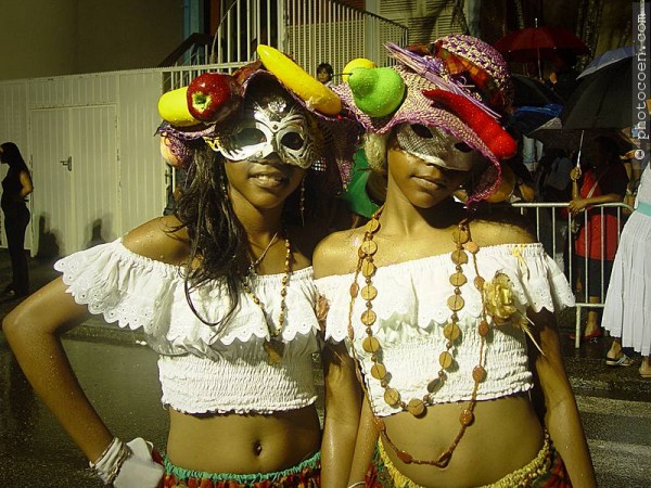Carnival parade in Cayenne French Guiana festival