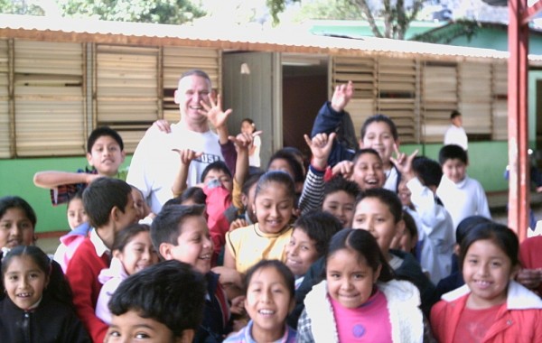 Author with his classmates