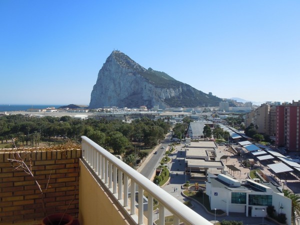 Matador Notebook and Matador en Espanol intern Jason Wire can see two continents from his (home) office window in Gibraltar. That's Morocco on the right, and the mouth of the Mediterranean on the left.