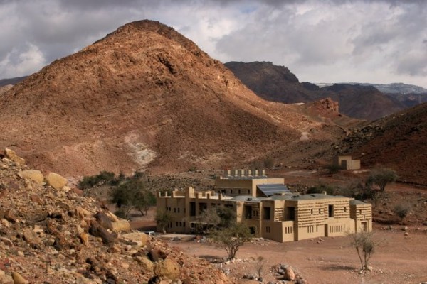 The 26-room lodge in Wadi Feynan Feynan Ecolodge