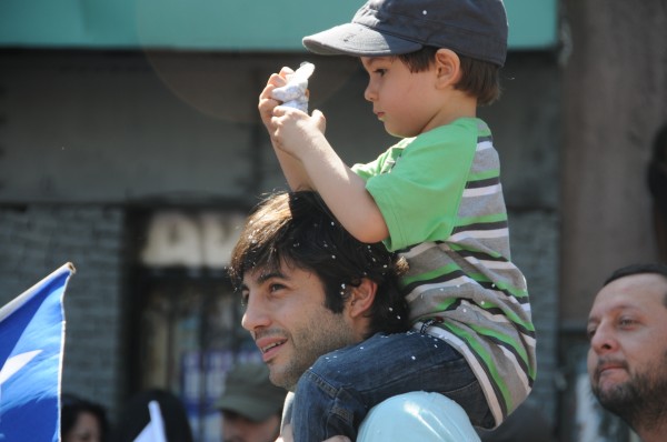 protests with kids