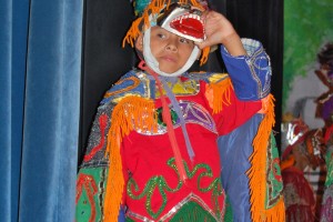 At the launch of the Maya 2012 celebration.