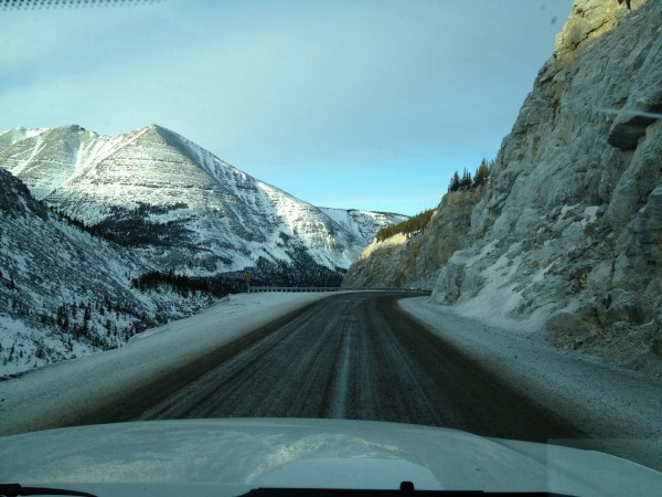 Another lonely mile on the Alcan