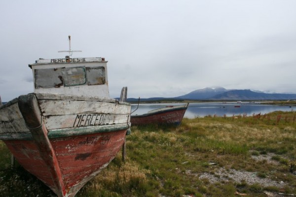 Boats in Puerto Natales