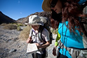 Off trail in Death Valley