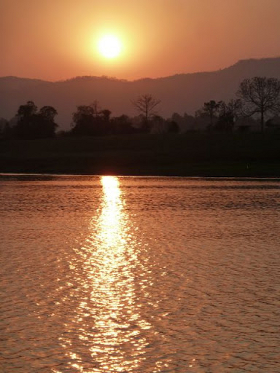 River sunset