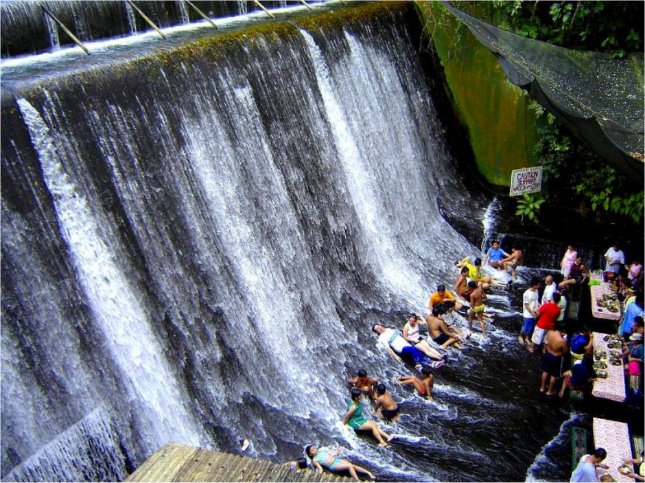 Close to nature at Labassin Waterfall Restaurant