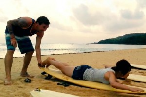 Surfing lesson Surfing lesson