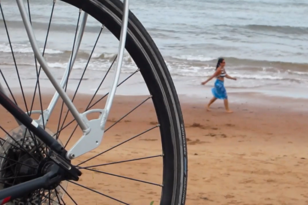 Biking the island