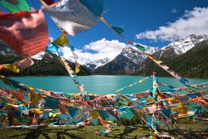 Tibetan prayer flags