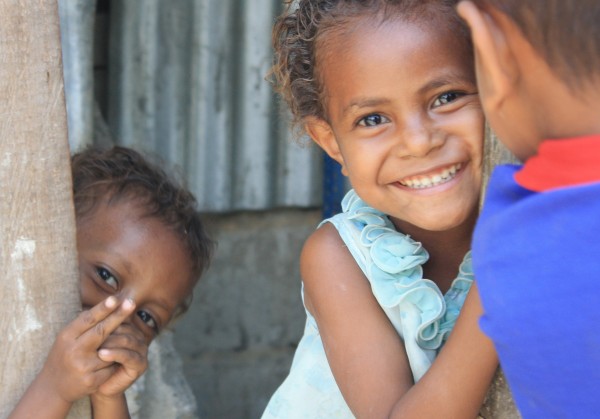 Smile East Timor children