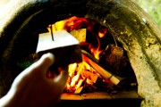Fire and wood