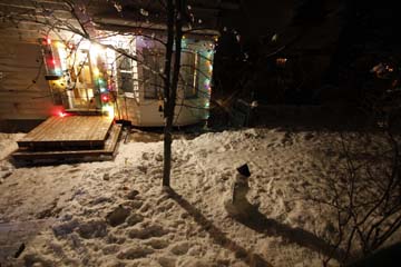 Snowman in Nelson, BC