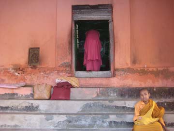 Steps in Bodh Gaya