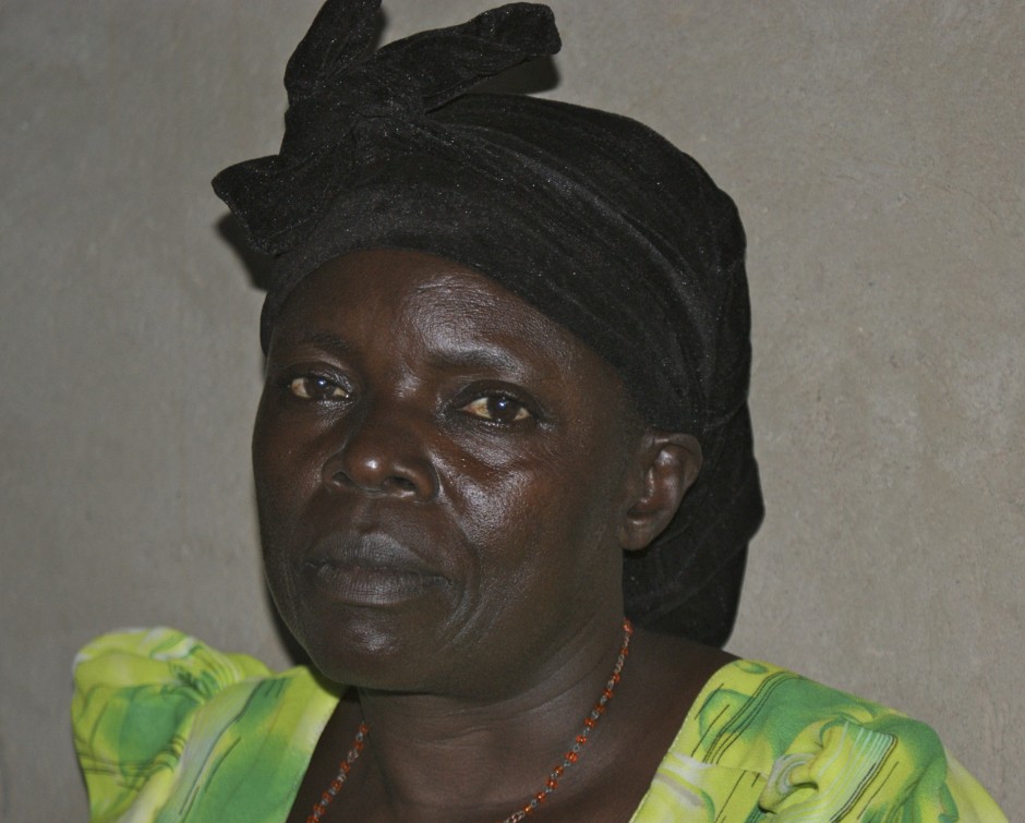 Woman at savings co-op