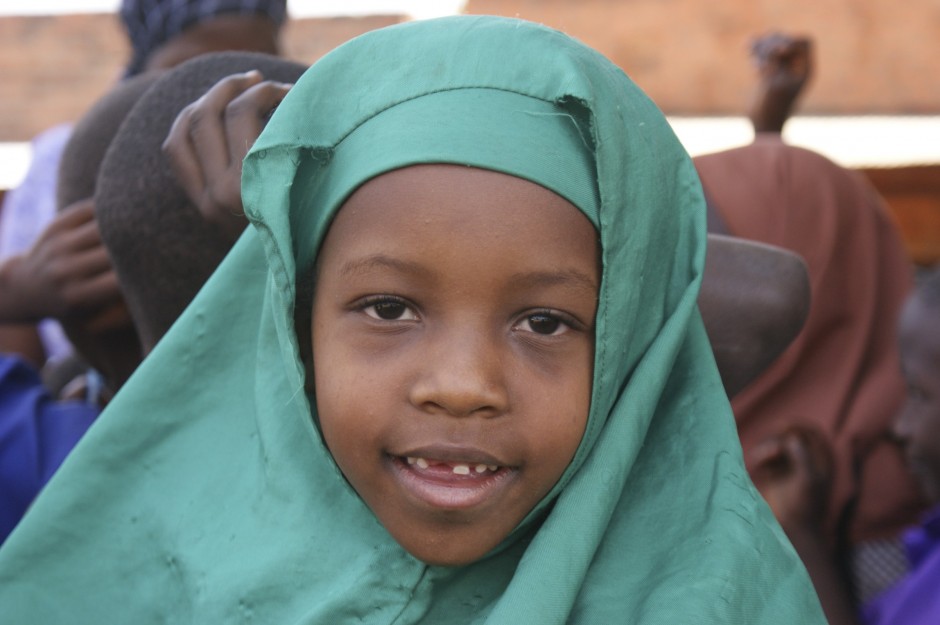 Pre-primary girl at muslim school Masindi