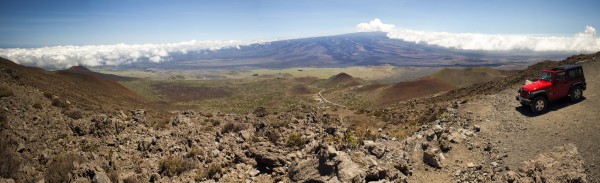 Driving through the mountains of... Hawaii?
