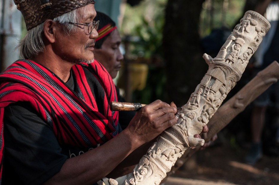 Intricate Design of Bamboo Art