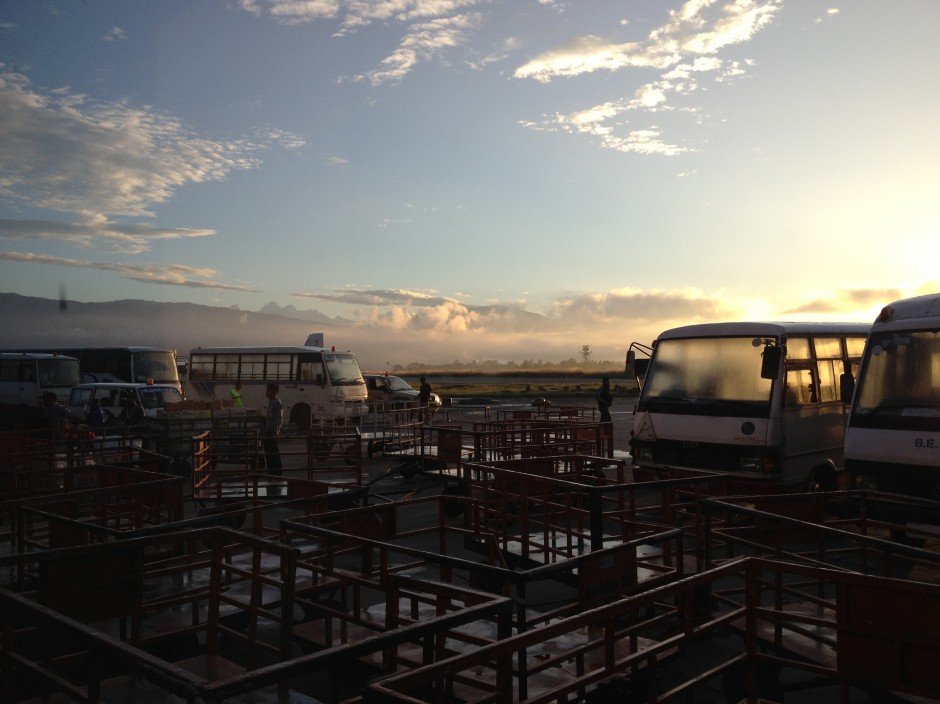 Sunrise at Tribhuvan Airport, Kathmandu