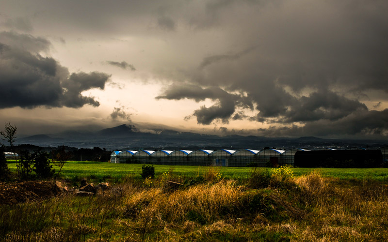 Volcanic Island Mountains