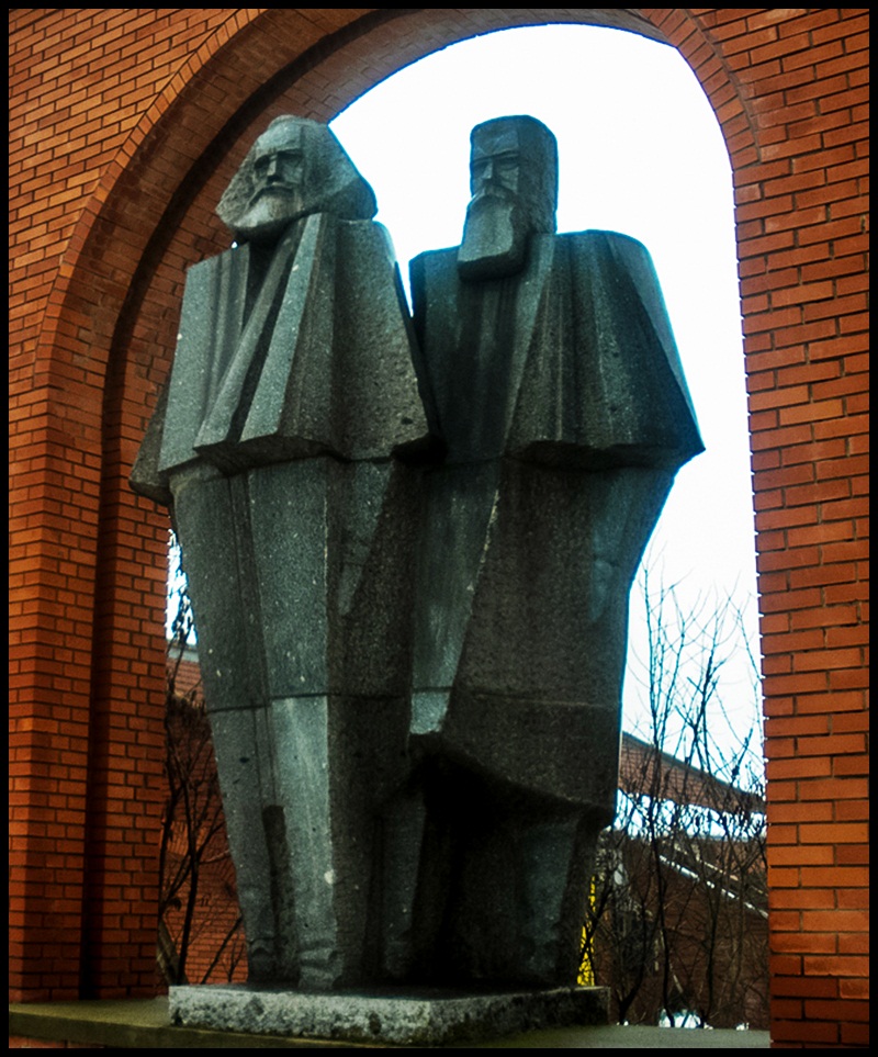 Karl Marx and Fredrick Engels were regarded as the founders of Communism as authors of 'The Communist Manifesto' of 1848.