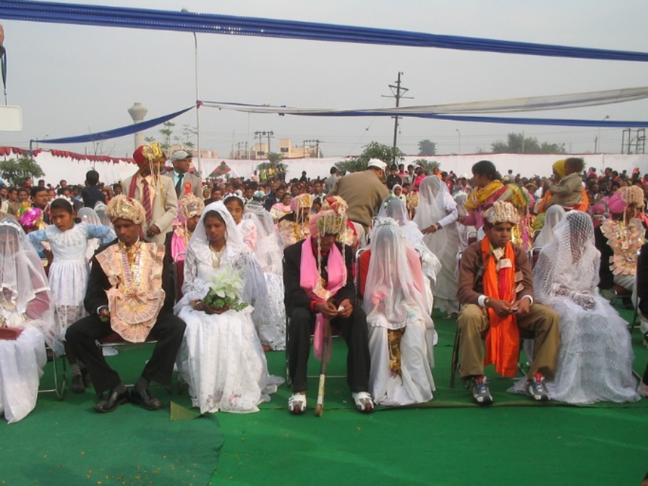 Punjab mass wedding, India mass wedding