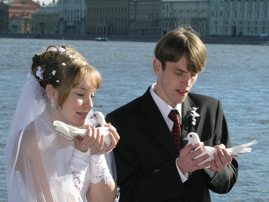Russian matrimony couple, Russian matrimony doves
