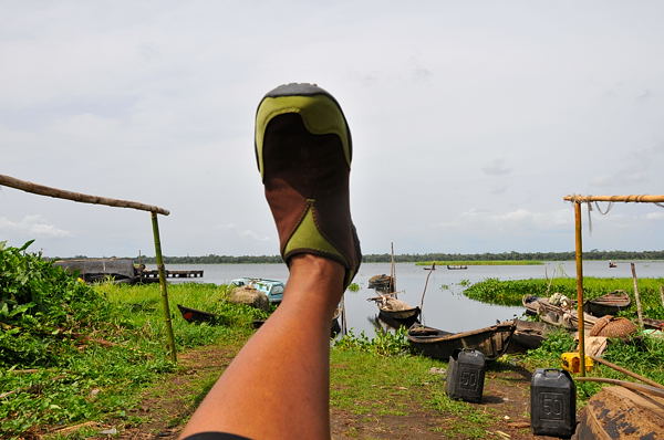 Matador Goods Editor Lola Akinmade in remote fishing village