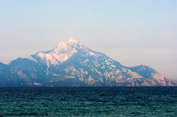 The peaks of Mount Athos