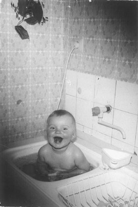 Bath in the sink