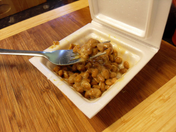 Lovely bowl of natto