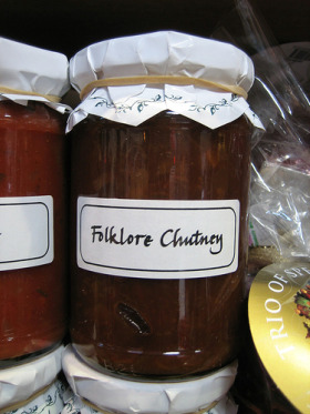 A jar of Folklore chutney