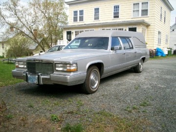 Silver hearse