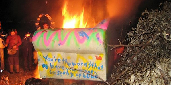 Burning Couch