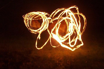 Fire dancer