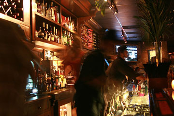 At the bar