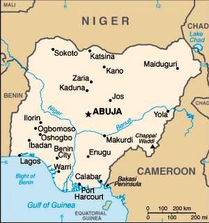 Map of Nigeria