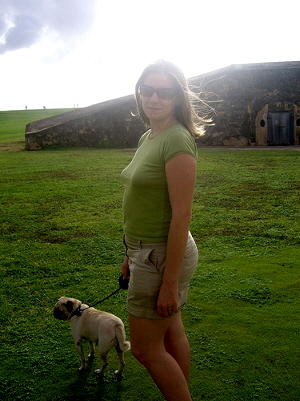 Julie in Old San Juan, Puerto Rico