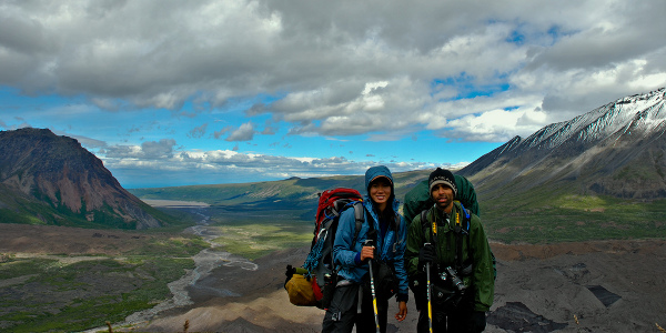 backpacking in the backcountry photo
