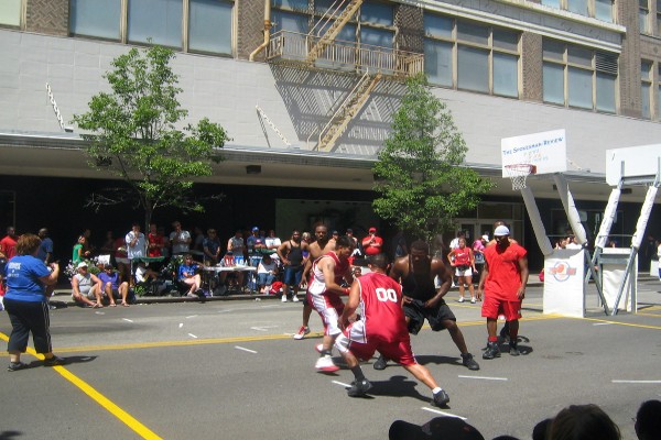 playing basketball photo