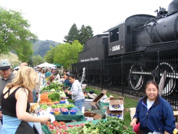 Farmer's market in Missoula, Montana