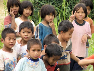Thai village children