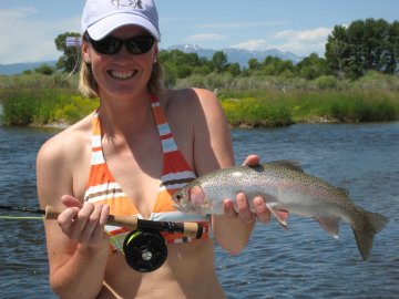 Fresh fish catch in Montana