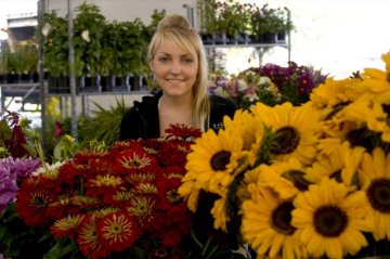 Eastern Market flower girl, Detroit