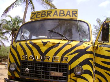 Bus at Zebrabar, Senegal