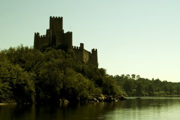 Castle Almourol in Portugal