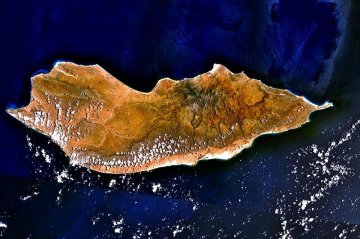 Satellite image of Socotra Island