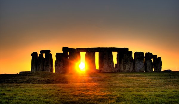 Stonehenge at sunset