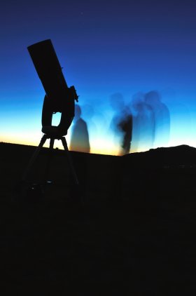 Stargazing party in Utah